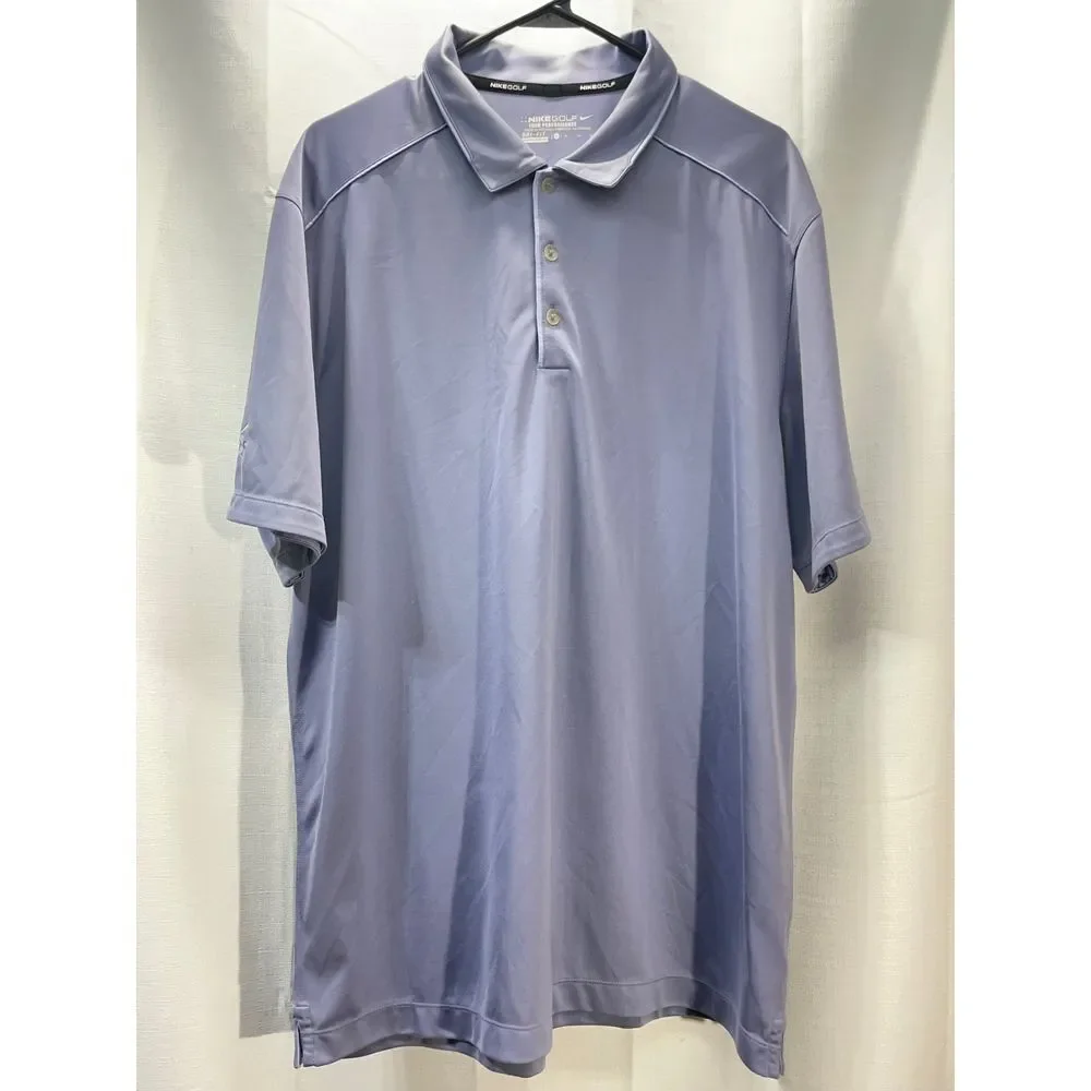 Nike‎ Golf Men's Polo EUC Blue Size XL